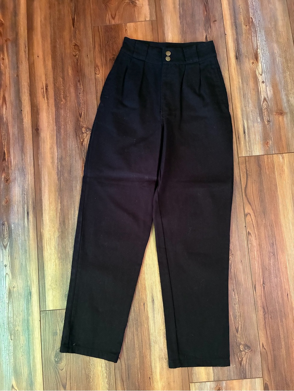 NWOT Lucy & Yak High-Waist Black Trousers